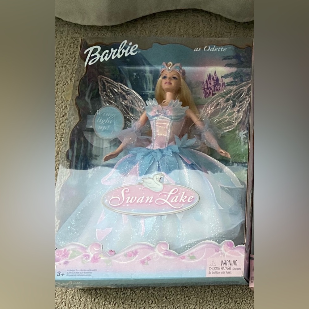 New In Box: 2003 Barbie Swan Lake Odette Doll